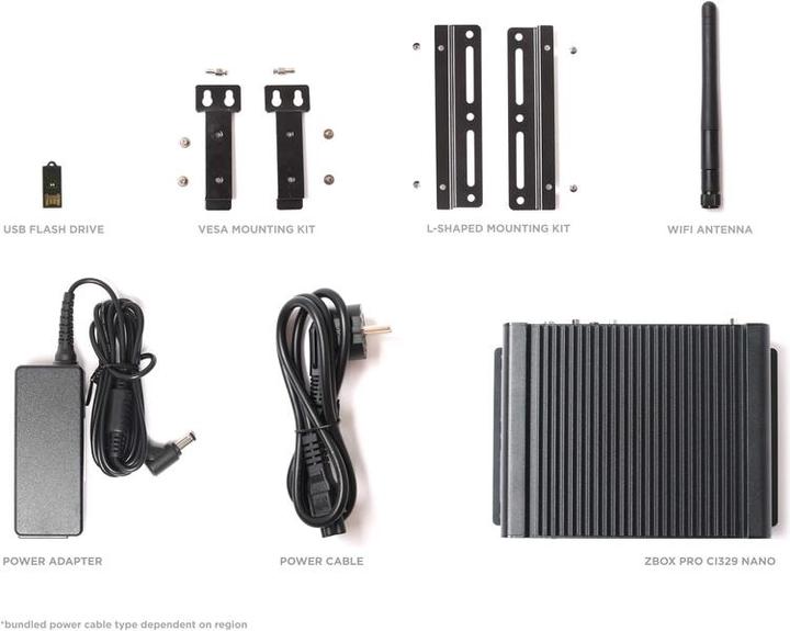Produktbild Zotac ZBOX PRO CI329 nano (Intel Celeron N4100)