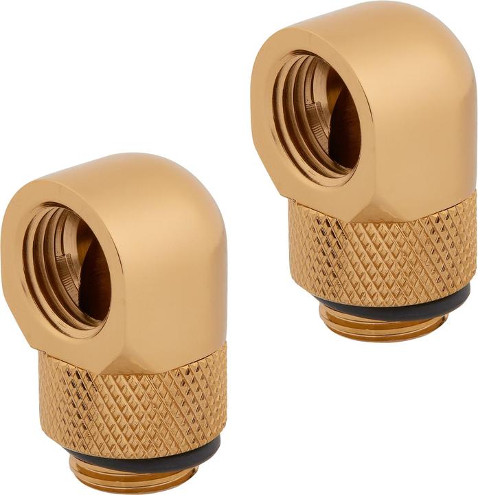 Actual product image Corsair Hydro X Series 90° XF Adapter 2-pack