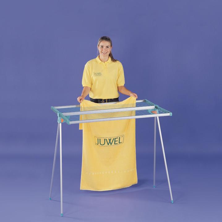 Actual product image Juwel Wäschetrockner Alu Twist 140, Wäscheständer kompakt, Wäscheleine 13,7 m (1.04 m)