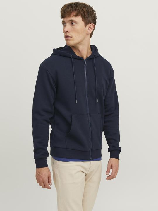 Produktbild Jack & Jones Einfarbig Kapuzenpullover mit Reissverschluss Kapuzenpullover mit Reissverschluss (XS)