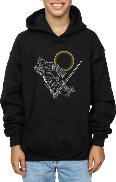 Produktbild Werewolf Line Art Kapuzenpullover Jungen (116)
