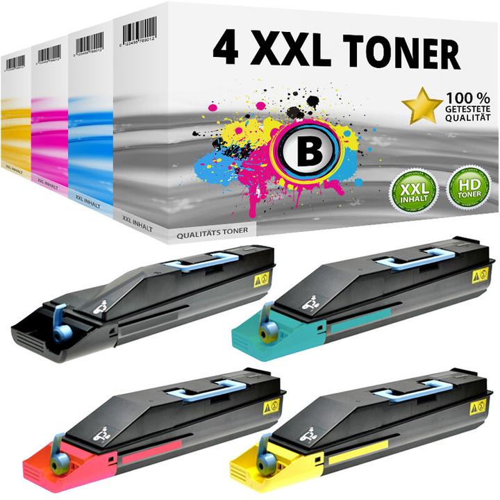 Image du produit Druckfuxx 4x XXL TONER PATRONE für Kyocera Mita TASKalfa 250 ci 300 ci TK-865 Fa