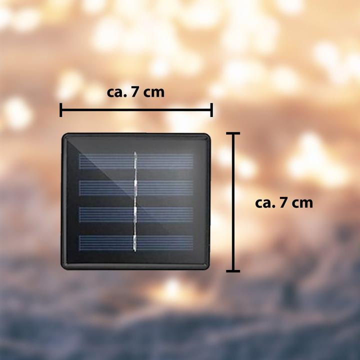 Actual product image Hermex 22m LED light garland solar fairy lights garden lighting RGB (22 m)