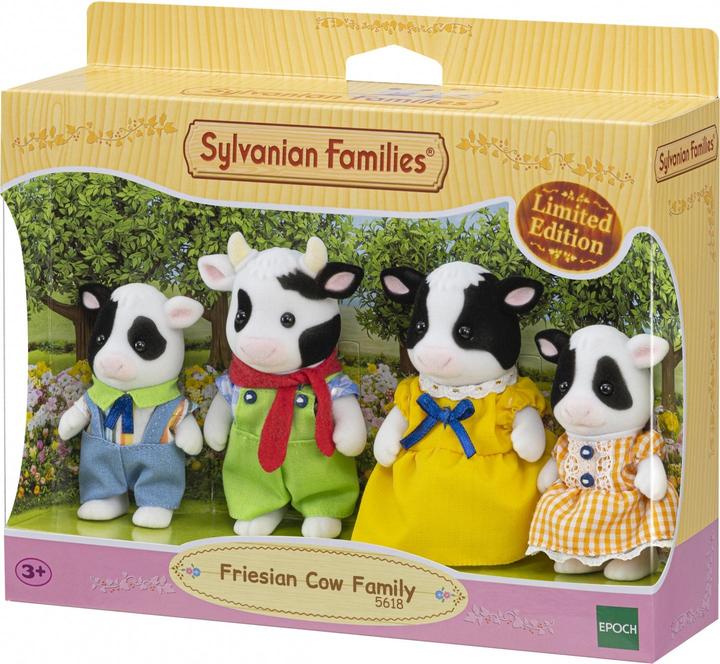 Produktbild Sylvanian Families Friesian Cow Family