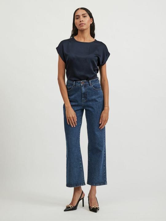 Actual product image Vila Shiny top with short sleeves (40)