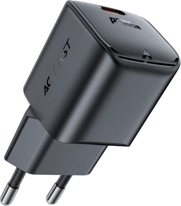 Produktbild Acefast A73 Mini PD 20W GaN USB-C Wandladegerät – Schwarz (20 W)