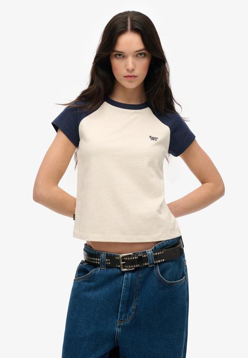 Image du produit Superdry T-shirt en coton bio à manches raglan et à logo Essential (10)