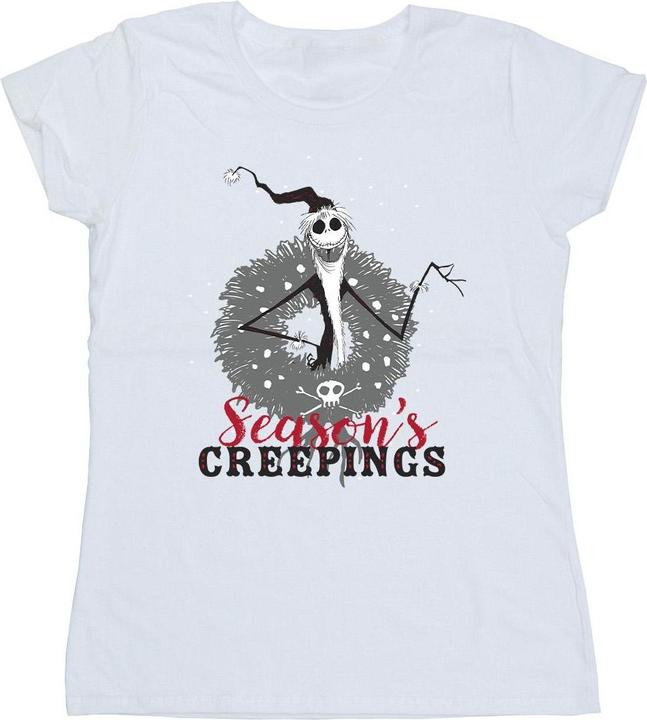 Disney The Nightmare Before Christmas Seasons Creepings Wreath TShirt (M)