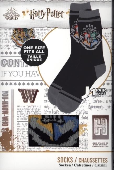 Actual product image ABYstyle Calze Harry Potter : Black & Grey - Hogwarts (One size)