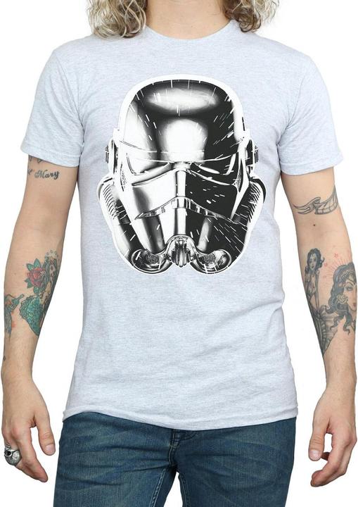 Immagine prodotto Star Wars Stormtrooper Warp Speed Helmet Maglietta Uomo (XL)