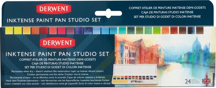 Image du produit Derwent Inktense Paint 24 Pan Palette (603054) (Blanc)