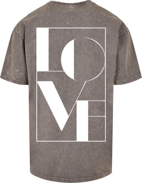 Actual product image Merchcode Love Acid Washed Heavy Oversize Tee - 112397 (M)