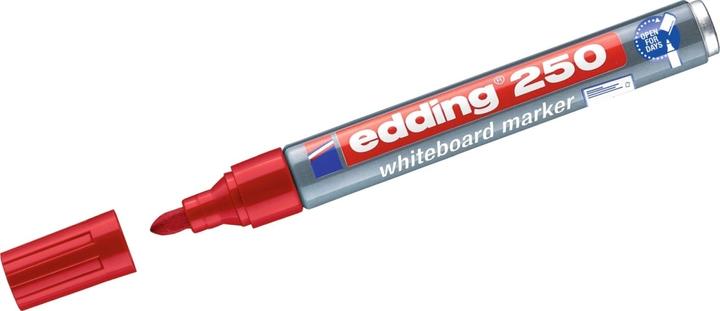 Image du produit Edding Marqueur pour tableau blanc 250 (Rouge, 3 mm, 1 x)
