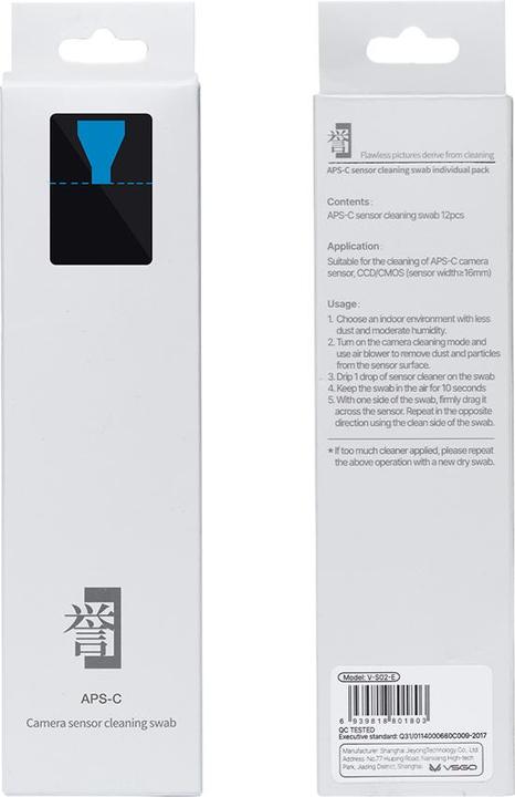 Image du produit VSGO Capteur APS-C Swabs de nettoyage