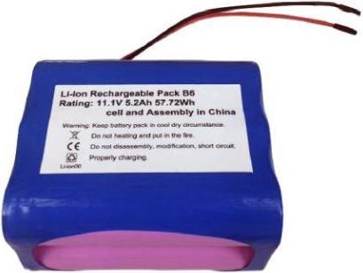 Actual product image Rs Pro 18650 11.1V 5200 mAh 3S2P B6 type (1 pcs., 18650, 5200 mAh)