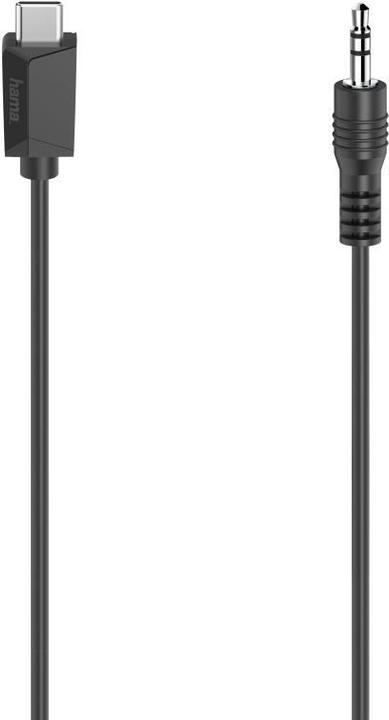 Hama jack 3,5 mm - USB type C (0.75 m, Jack 3,5 mm (AUX))