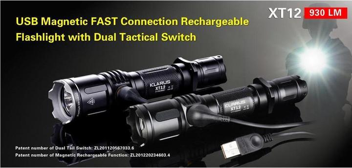 Actual product image Klarus XT12GT