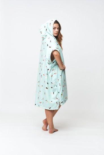 Produktbild After Essentials Madrague All Over Poncho - Light Blue (One Size)