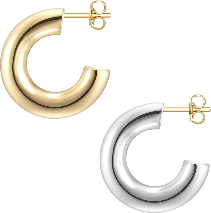 Produktbild Glanzstücke München Damen Sterling Silber silber/gelbgold - 26921 (Sterling Silber)