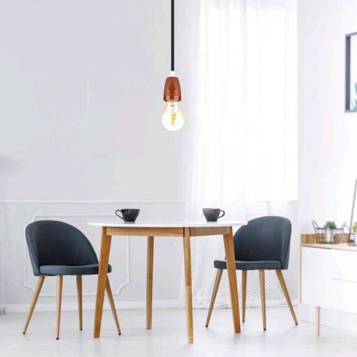 Produktbild V-TAC VT799BR Porzellan Lampe Halter Montage Braun