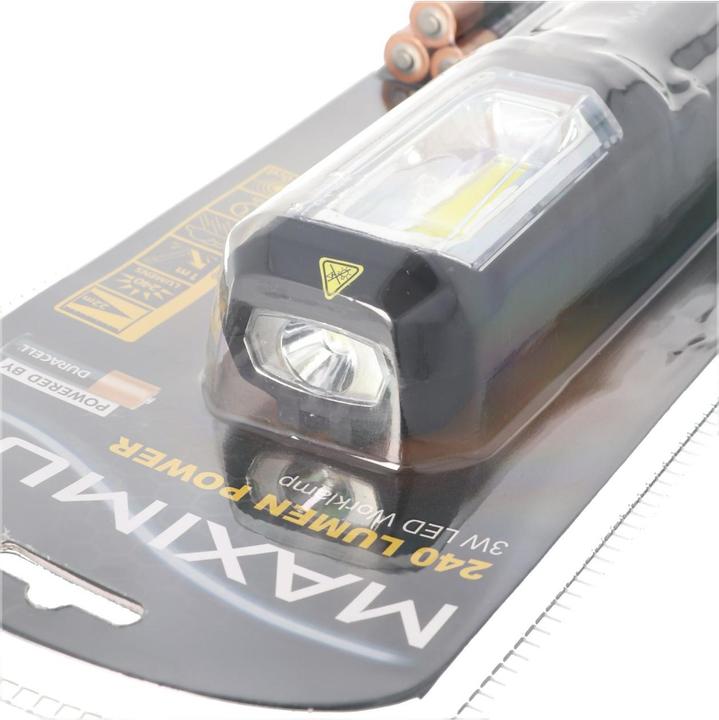 Actual product image Duracell MAXIMUS LED Worklamp M-WKL-012-DU 3W+1W 240+60lm 3xAA Powered by (240 lm)