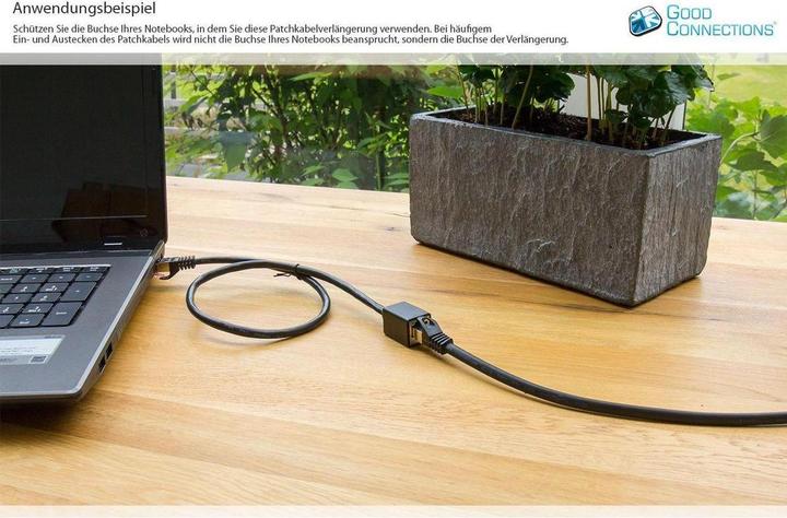 Image du produit Varia SO-37005 - RNS Patchkabelverlngerung mit Rastnasenschutz, Cat. 6, SFTP, PiMF, schwarz, 5m (S/FTP, CAT6, 5 m)