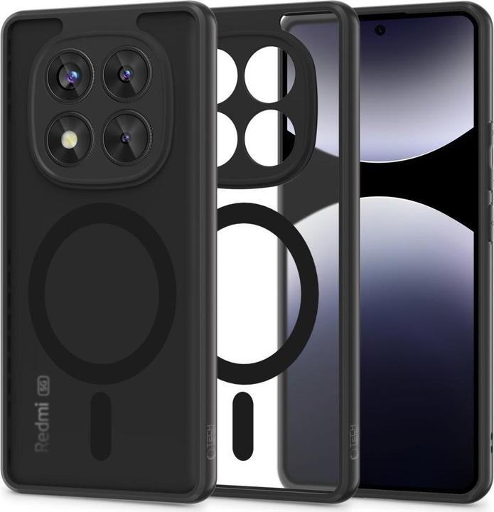 Actual product image Tech-Protect MagMat MagSafe Case for Xiaomi Redmi Note 14 Pro 5G / Poco X7 5G - Matte Black (Xiaomi Poco X7 Pro, Xiaomi Redmi Note 14 Pro 5G)