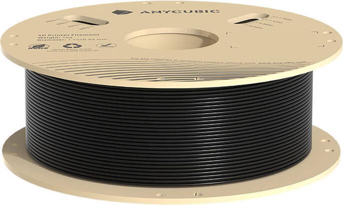 Anycubic PLA 1 KG Filament (Black) (PLA, 1.75 mm, 1000 g, Schwarz)