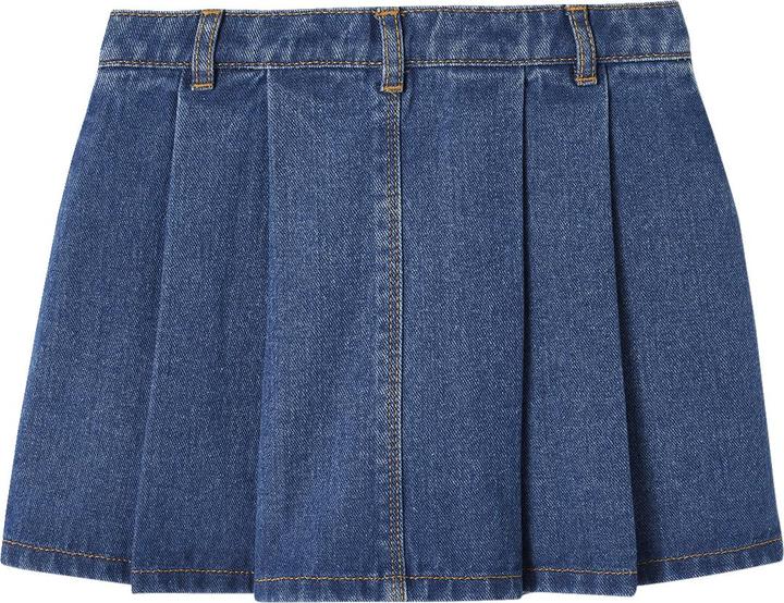 Vertbaudet Mädchen Faltenrock aus Denim