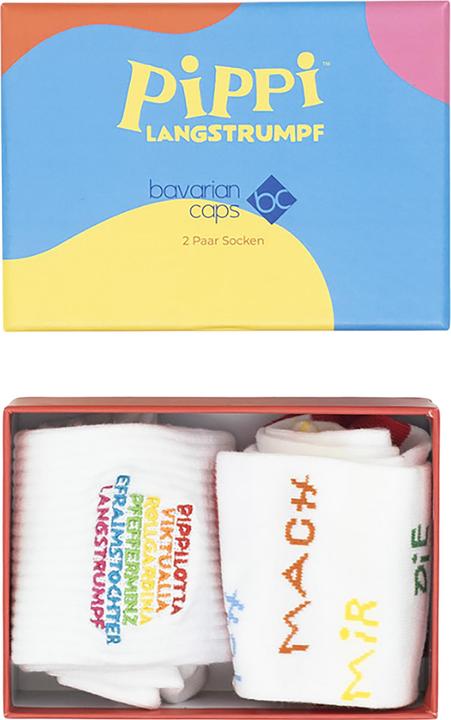 Actual product image Bavarian Caps Pippi Langstrumpf V2 2er Pack (36 - 40)