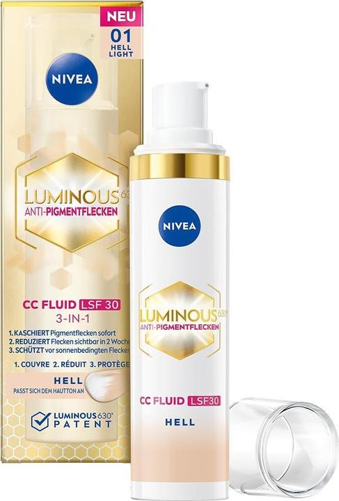 Produktbild NIVEA Cellular Luminous630 3-in-1 CC Fluid Light LSF30 (Hell)