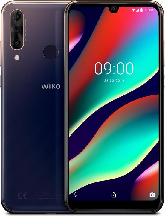 Actual product image Wiko View 3 Pro (128 GB, Nightfall, 6.30", Hybrid Dual SIM, 13 Mpx, 4G)