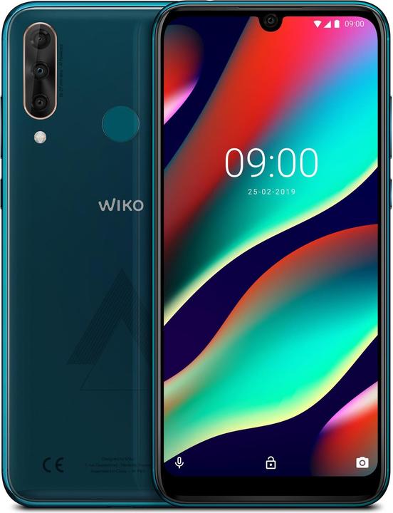 Actual product image Wiko View 3 Pro (128 GB, Ocean, 6.30", Hybrid Dual SIM, 13 Mpx, 4G)