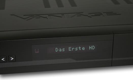Produktbild Vantage VT-100S, CI+ fähiger SAT-Receiver, 500GB HDD, HbbTV (DVB-S, DVB-S2)