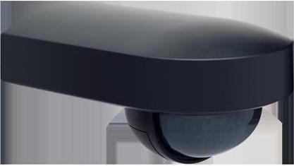 Servodan Outdoor motion detector, 180°, Niko Home Control, 13 m, with adjustable lens,(black)