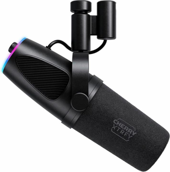 Produktbild CHERRY NGALE X, Podcast-Mikrofon, 50 - 16000 Hz, 0,5%, 24 Bit, 96 kHz, 12 mV/Pa