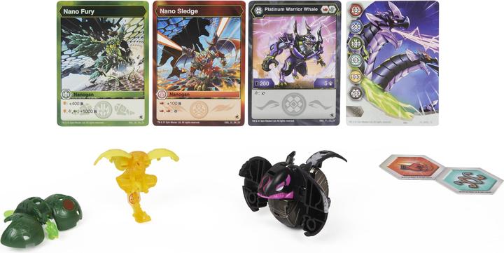 Immagine prodotto Spin Master Bakugan Evolutions, Wrath con Nano Echo e Clutch Platinum Power Up