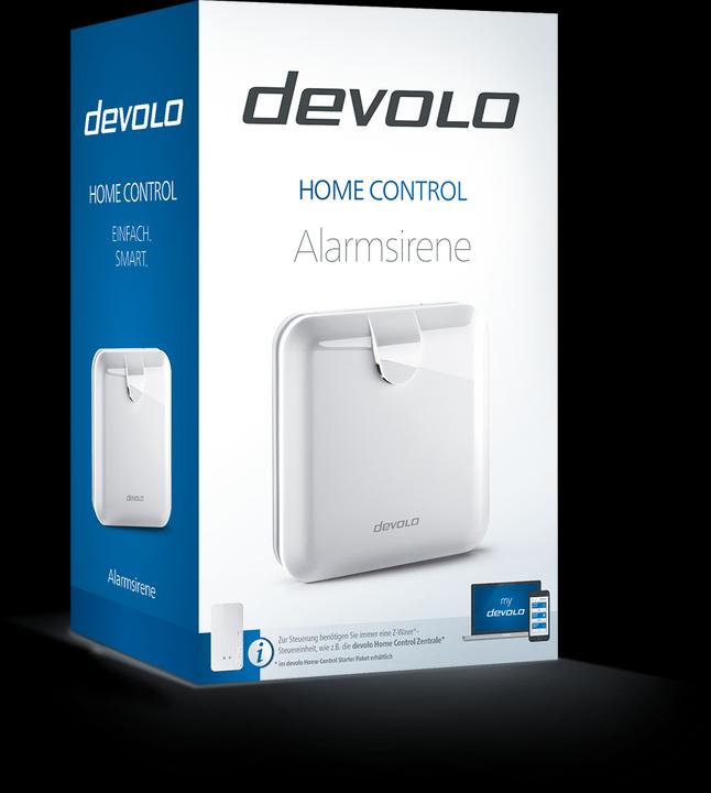 Actual product image Devolo Home Control Alarm siren