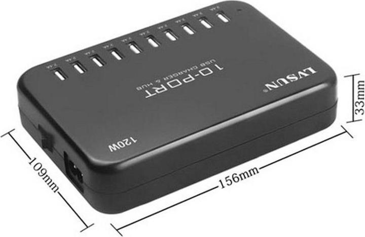 Produktbild Lvsun USB-Ladestation 120W Smart 10- (120 W)