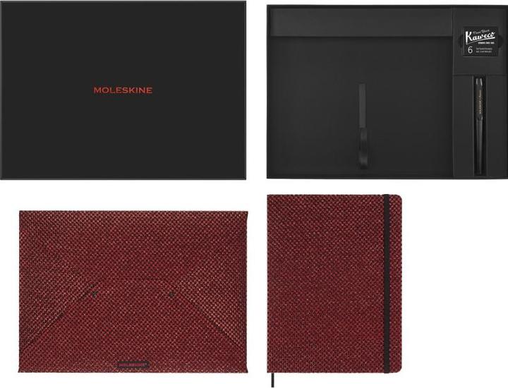 Image du produit Moleskine Shine boîte collector rouge calendrier semainier non daté, noir (30 x 25 cm, Anglais)