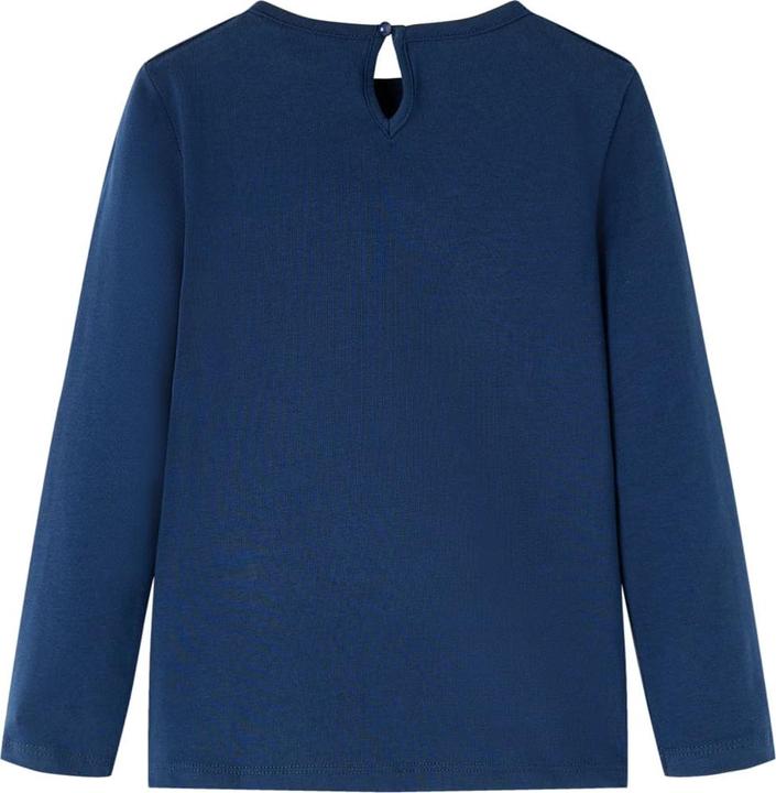 Immagine prodotto VidaXL Camicia da bambino a maniche lunghe blu navy 128,Materiale: 95 % cotone (128)