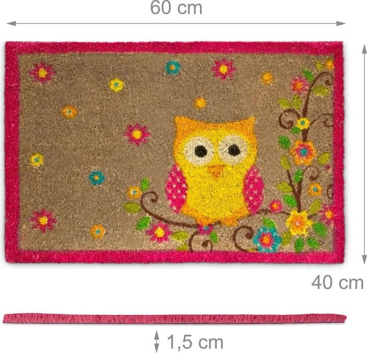 Actual product image Relaxdays Doormat coconut (40 x 60 x 1.5 cm)