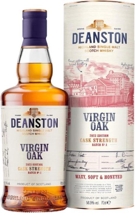 Deanston Distillery Deanston VIRGIN OAK Highland Single Malt Cask Strength Batch No. 1 Edition 2023 58,5% Vol. 0,7l in G (Single Malt)