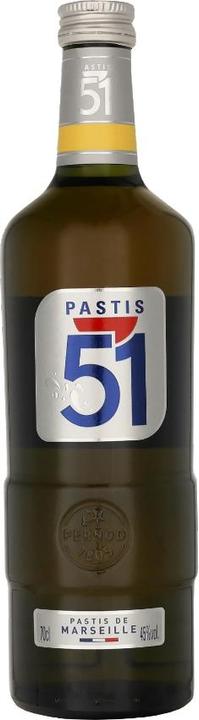 Pernod Pastis 51 Aperitif (45 %, Frankreich, 1 x 70 cl, Bitter)