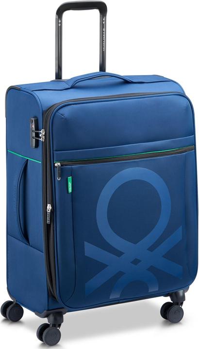 Produktbild Delsey Paris x United Colors of Benetton Color Block 4 Rollen Kabinentrolley S 55 cm mit Dehnfalte (77 l, Handgepäck (bis 50l))