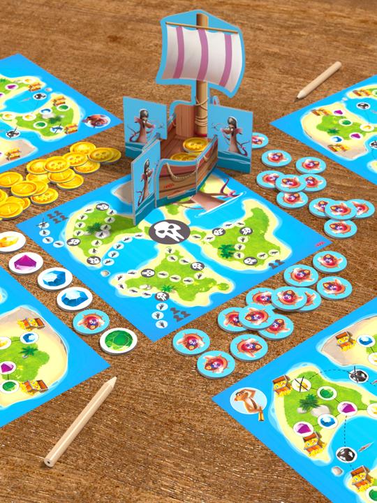 Actual product image Haba Treasure map Ahoy! (English, German)