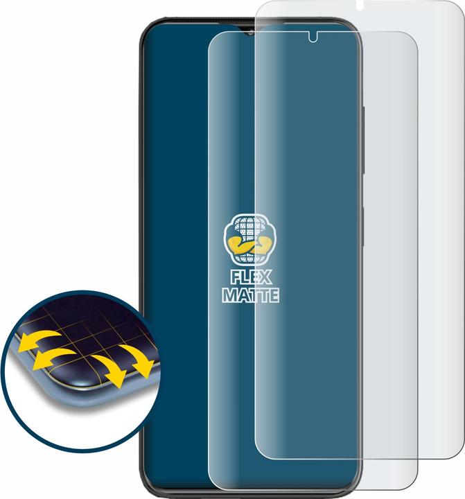 Actual product image BROTECT Fullscreen screen protector Matt anti-glare film (2 Piece, ZTE Blade V50)