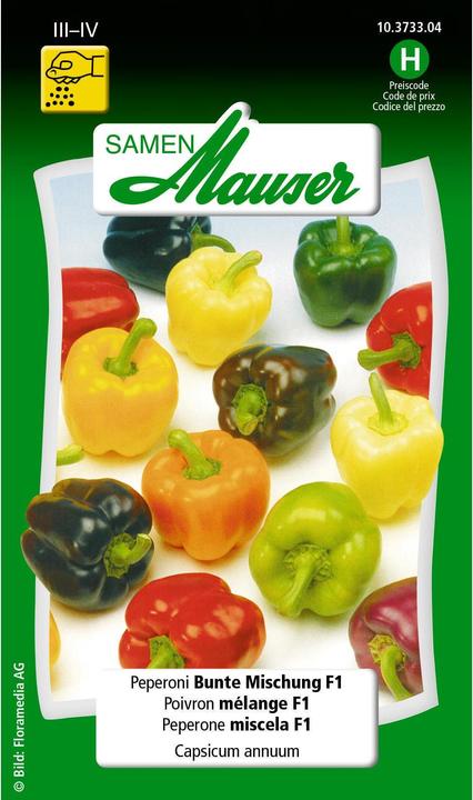 Samen Mauser Pepperoni Colourful mixture (Vegetable seeds)