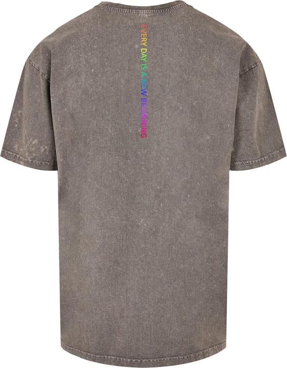 Image du produit Merchcode Hope Rainbow Acid Washed Heavy Oversized Tee - 112853 (XL)