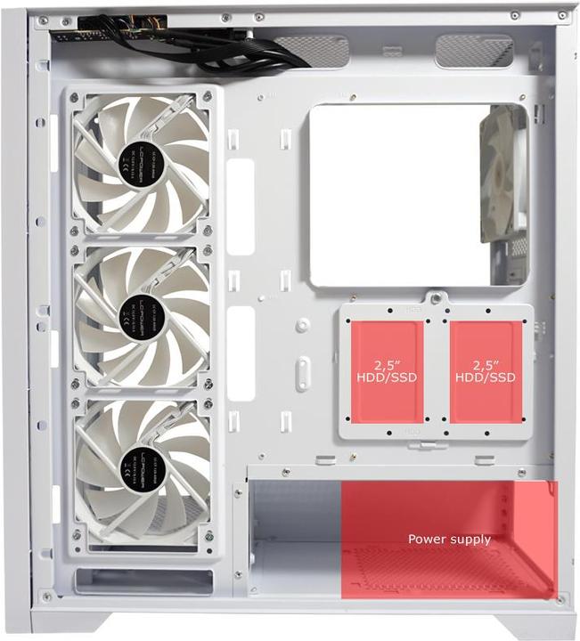 Produktbild LC-Power Crosswind (ATX, mATX, Mini-ITX)